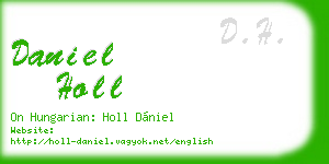 daniel holl business card